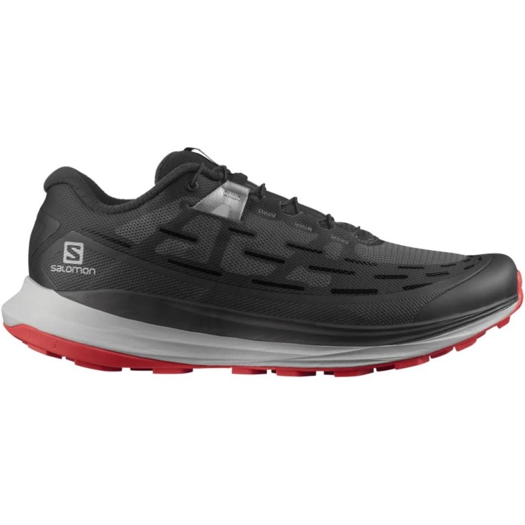 Black Salomon Ultra Glide Men\'s Trail Running Shoes | IE PM8690